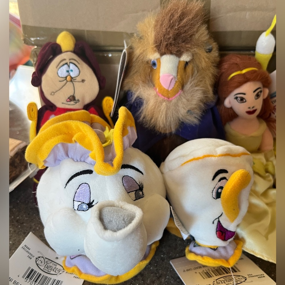 Disney Beauty and the Beast Bean Bag Set - Picture 2 of 5
